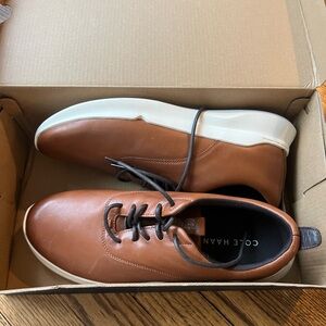 New In Box ✨Cole Haan Men’s Brown Leather Casual Sneakers